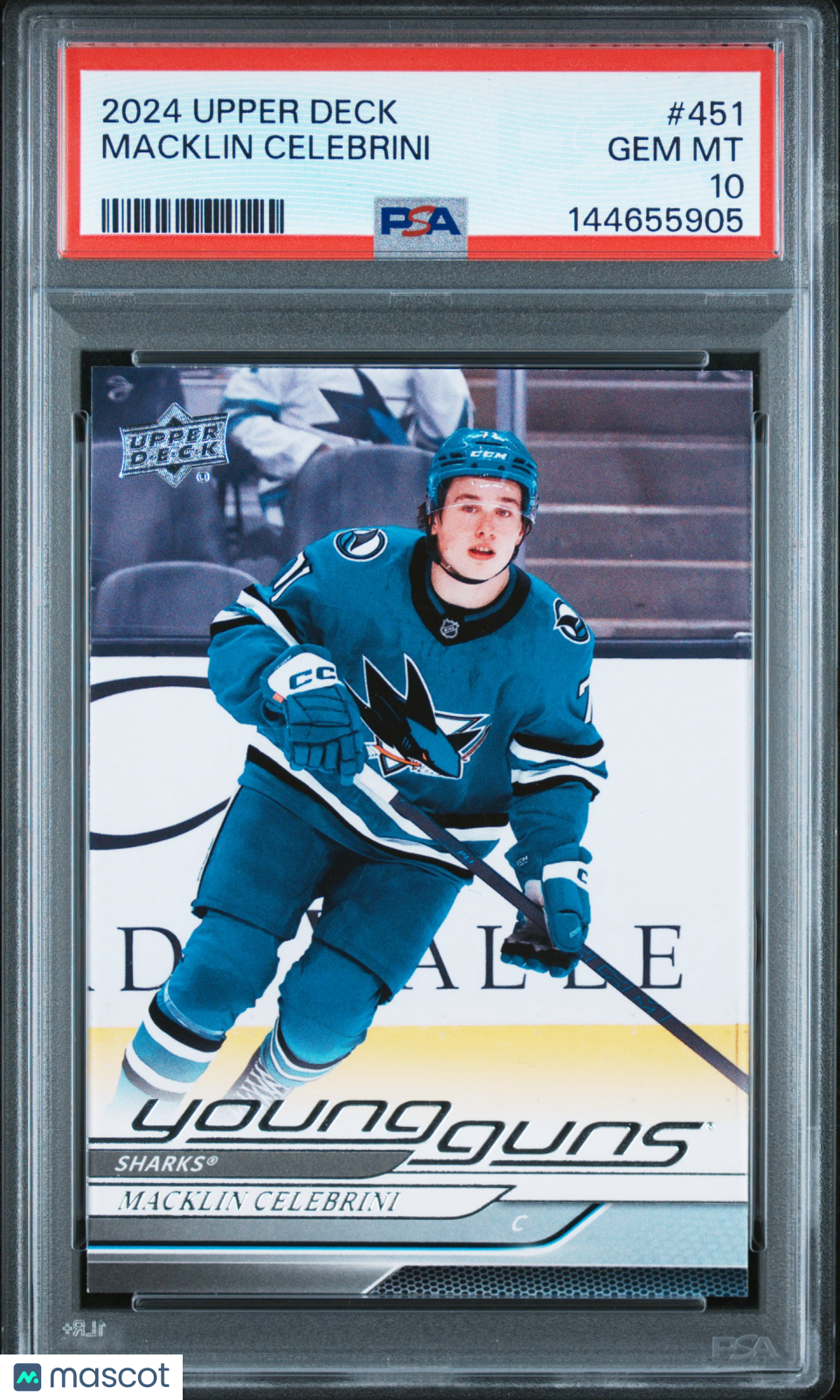 2024 Upper Deck Macklin Celebrini #451 PSA 10