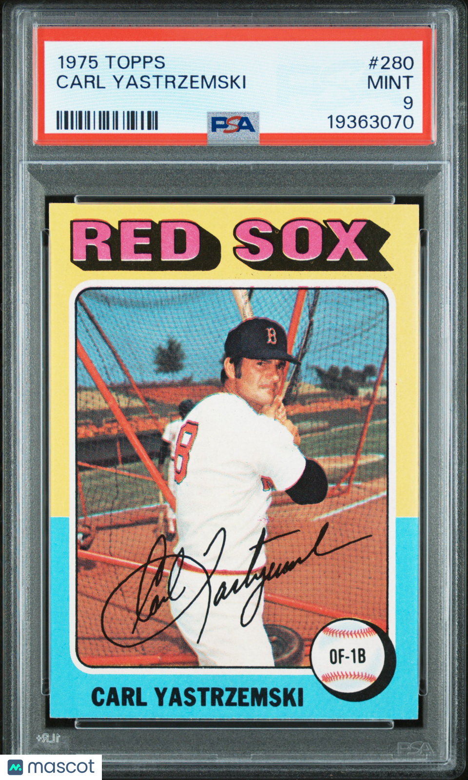 1975 Topps Carl Yastrzemski #280 PSA 9