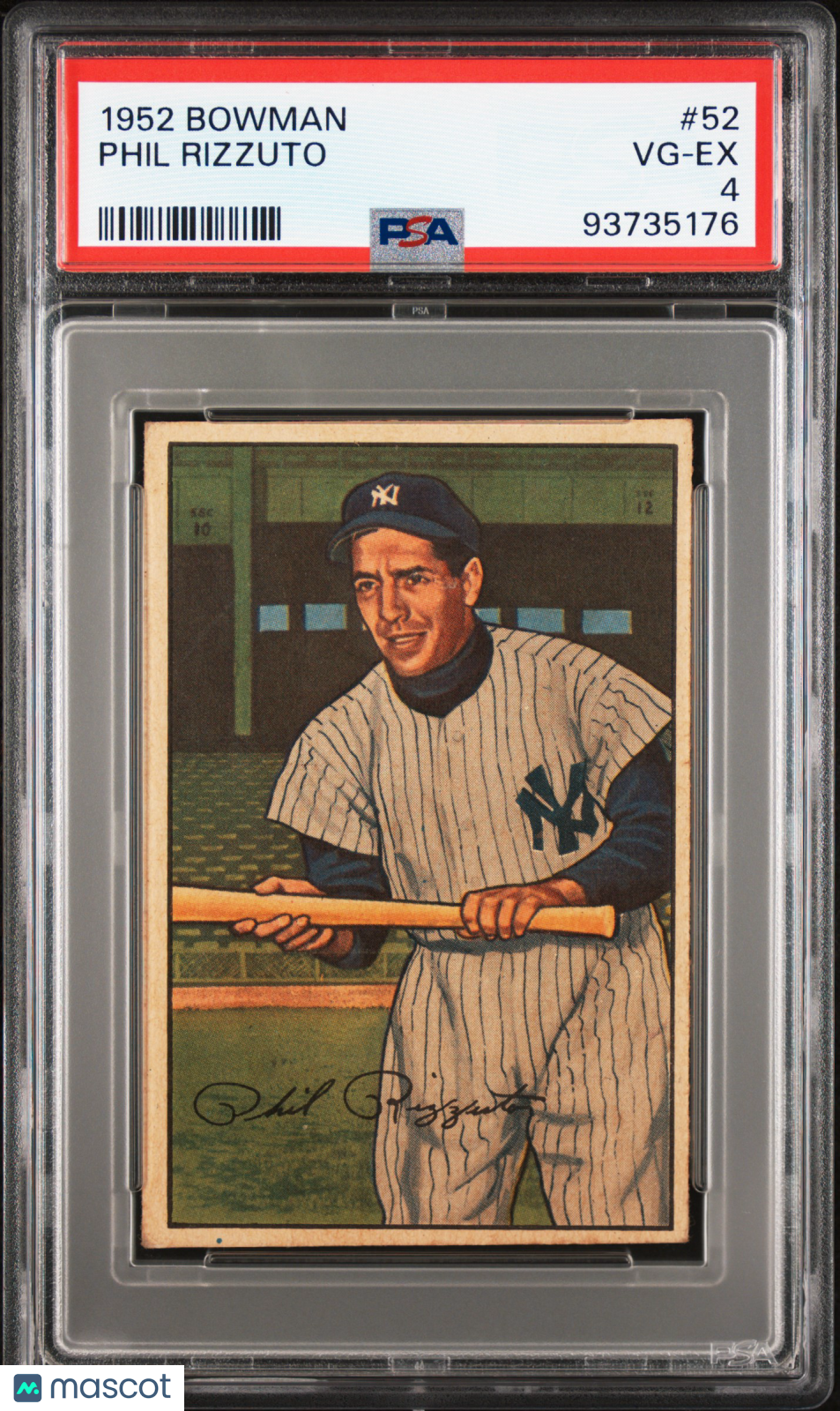 1952 Bowman Phil Rizzuto #52 PSA 4