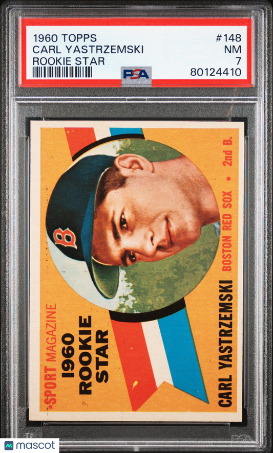 1960 Topps Carl Yastrzemski #148 Rookie Star PSA 7