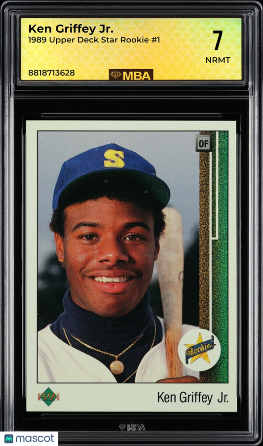 1989 Upper Deck Ken Griffey Jr. #1 Star Rookie MBA 7