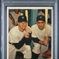 1957 Topps Berra Mantle #407 Yankees' Power Hitters PSA 4