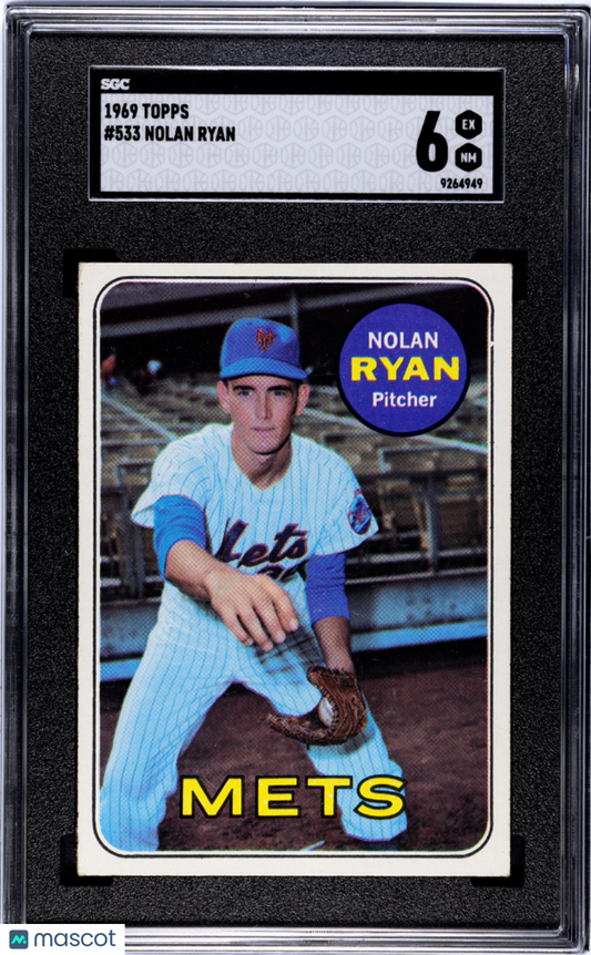 1969 Topps Nolan Ryan #533 SGC 6