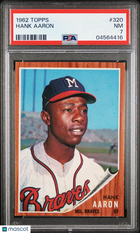 1962 Topps Hank Aaron #320 PSA 7