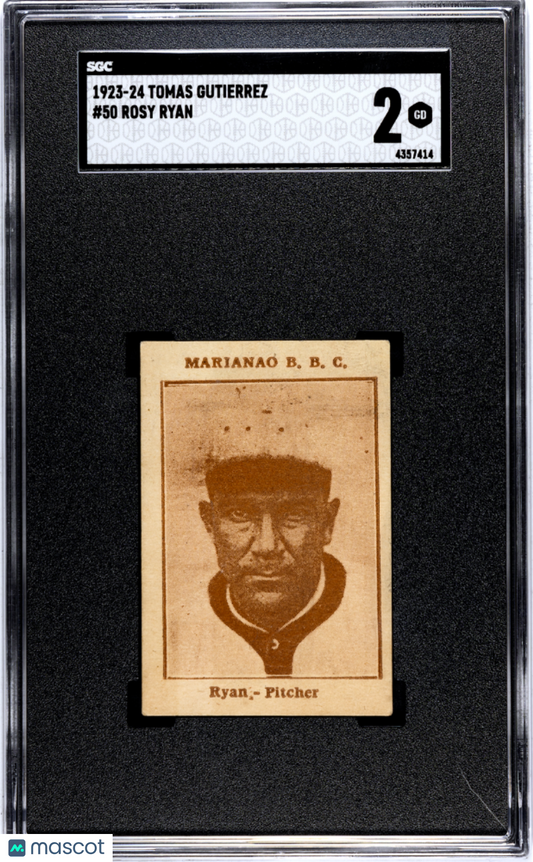 1923 Tomas Gutierrez Rosy Ryan #50 SGC 2