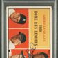 1961 Topps Al Home Run Leaders #44 Al Home Run Leaders PSA A Auto 8