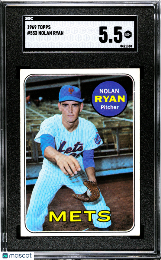 1969 Topps Nolan Ryan #533 SGC 5.5