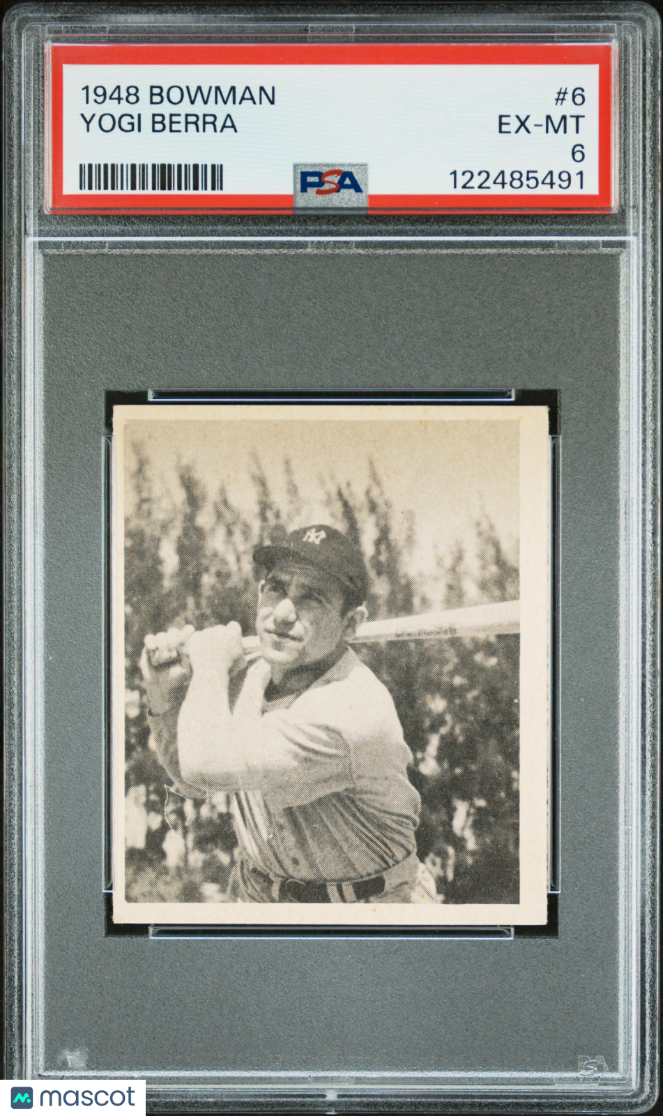 1948 Bowman Yogi Berra #6 PSA 6