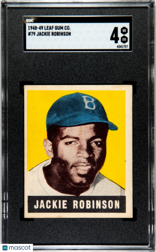 1948 Leaf Gum Co. Jackie Robinson #79 SGC 4