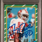 1986 Topps Jerry Rice #161 PSA 8 Auto 10
