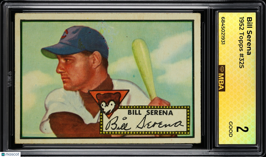 1952 Topps Bill Serena #325 MBA 2