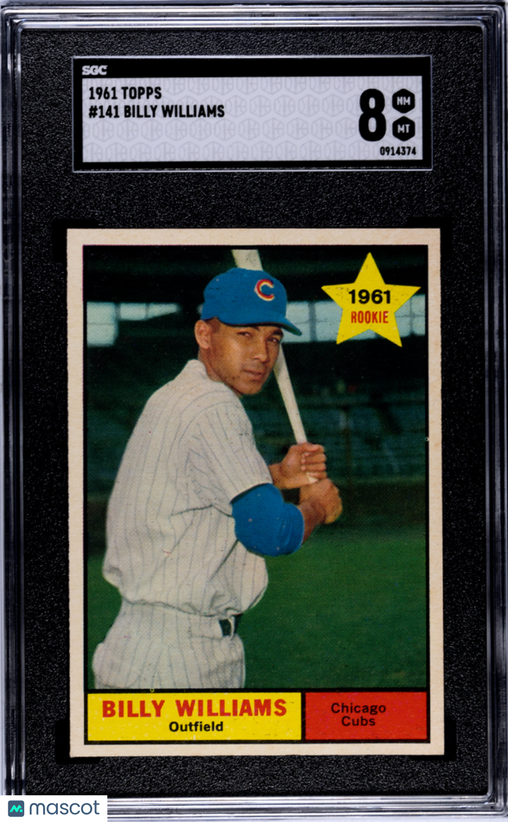 1961 Topps Billy Williams #141 SGC 8