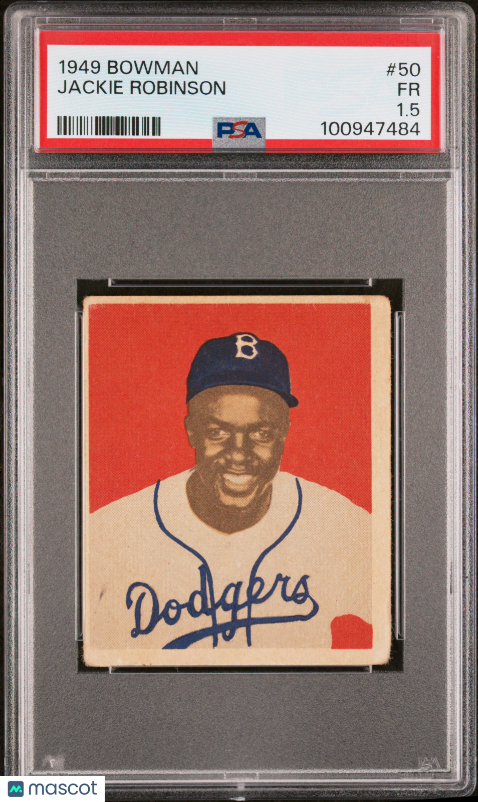 1949 Bowman Jackie Robinson #50 PSA 1.5