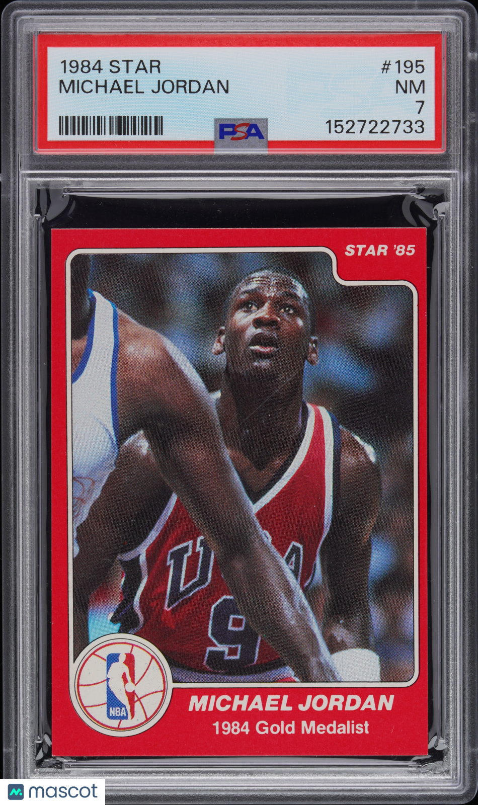 1984 Star Michael Jordan #195 PSA 7