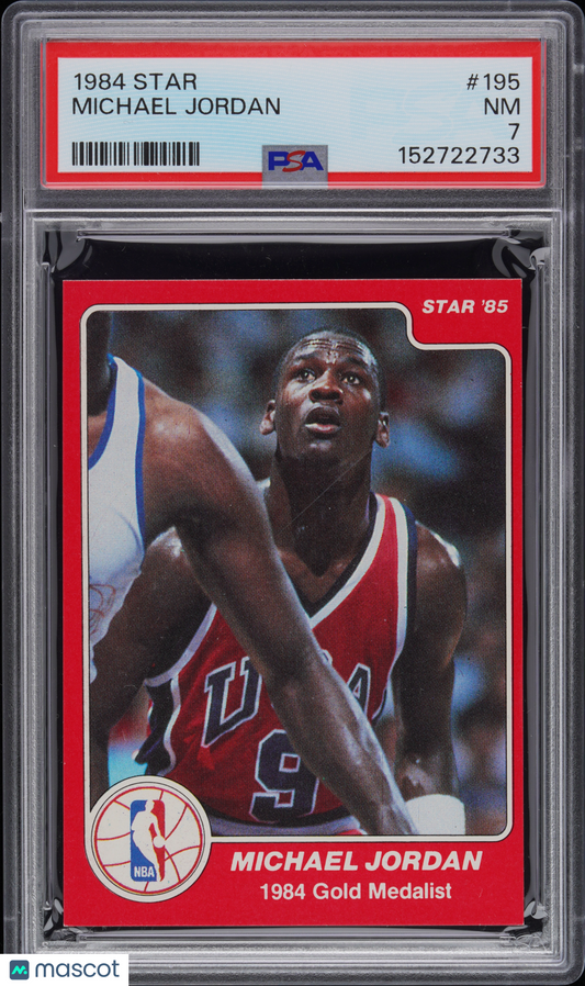 1984 Star Michael Jordan #195 PSA 7