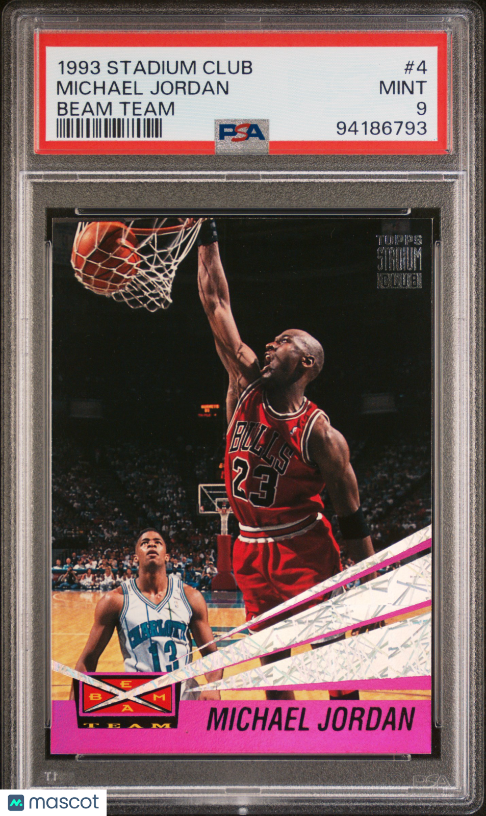 1993 Stadium Club Beam Team Michael Jordan #4 PSA 9