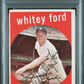 1959 Topps Whitey Ford #430 PSA A Auto A