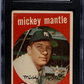 1959 Topps Mickey Mantle #10 SGC 3