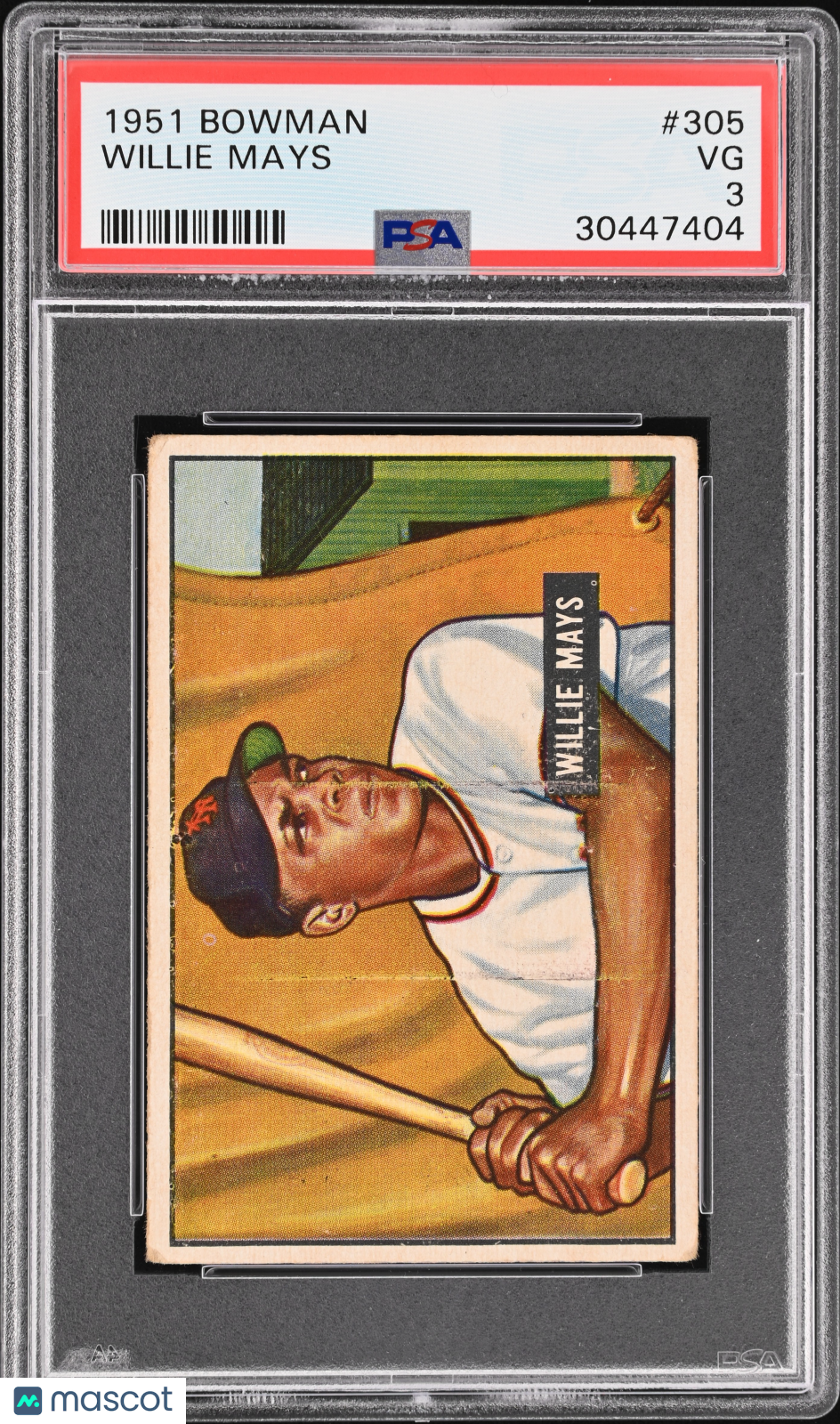 1951 Bowman Willie Mays #305 PSA 3