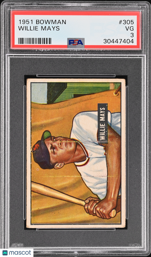 1951 Bowman Willie Mays #305 PSA 3
