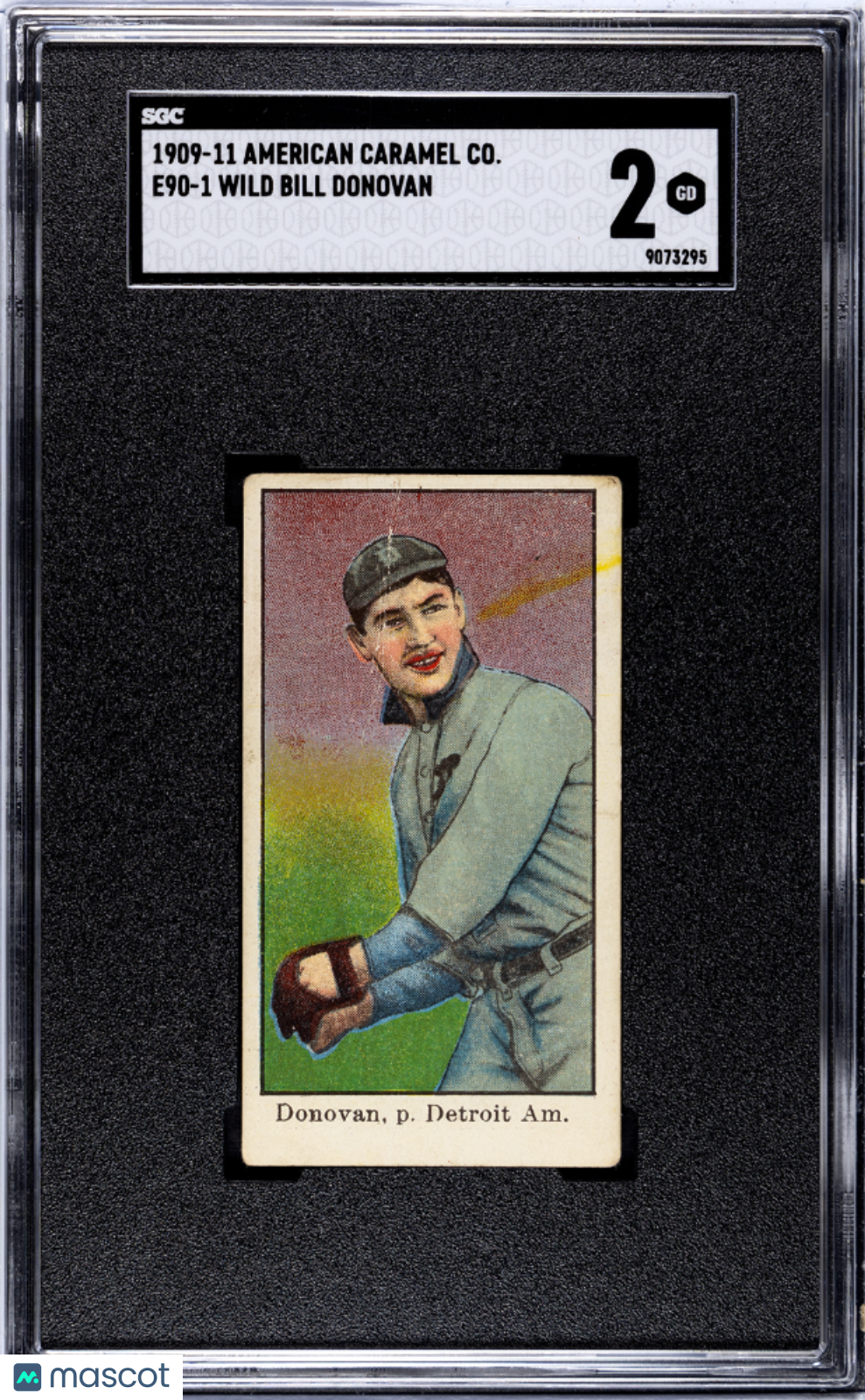 1909 American Caramel Co. (E90-1) Wild Bill Donovan SGC 2