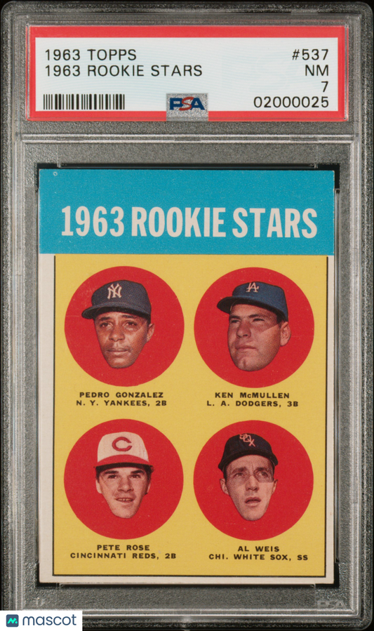 1963 Topps 1963 Rookie Stars #537 PSA 7