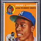 1954 Topps Henry Aaron #128 PSA 4