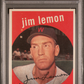 1959 Topps Jim Lemon #215 White Back PSA 8