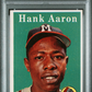 1958 Topps Hank Aaron #30 White Name PSA 4