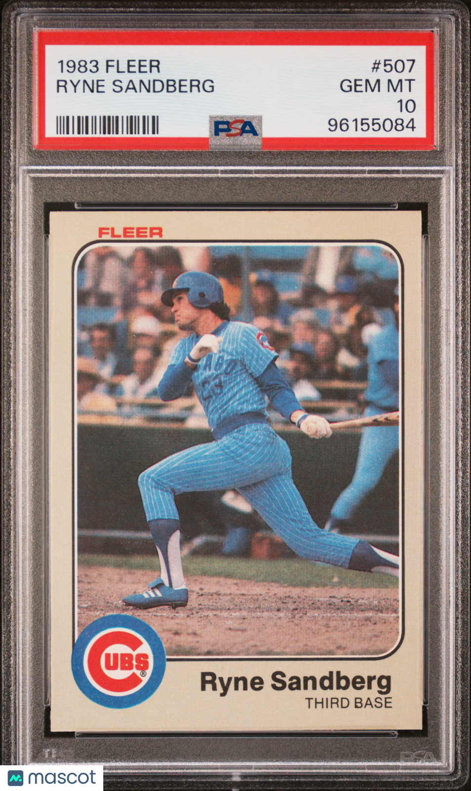 1983 Fleer Ryne Sandberg #507 PSA 10
