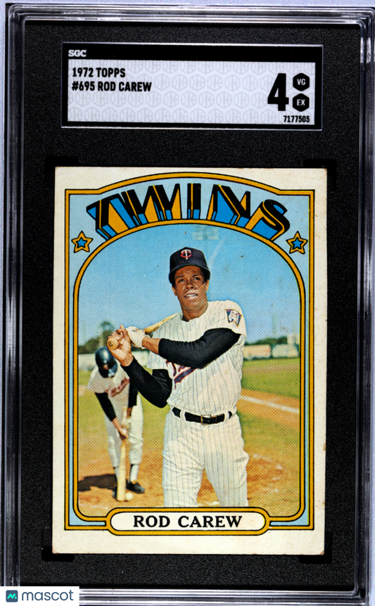 1972 Topps Rod Carew #695 SGC 4