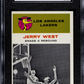 1961 Fleer Jerry West #66 Snags A Rebound SGC 4.5