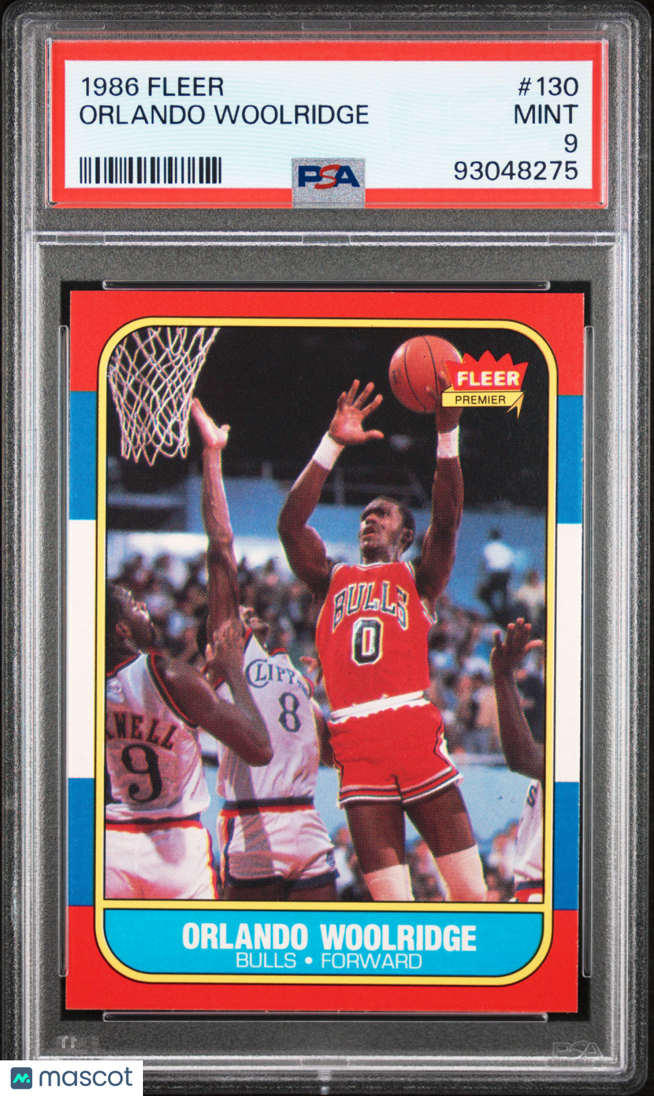 1986 Fleer Orlando Woolridge #130 PSA 9