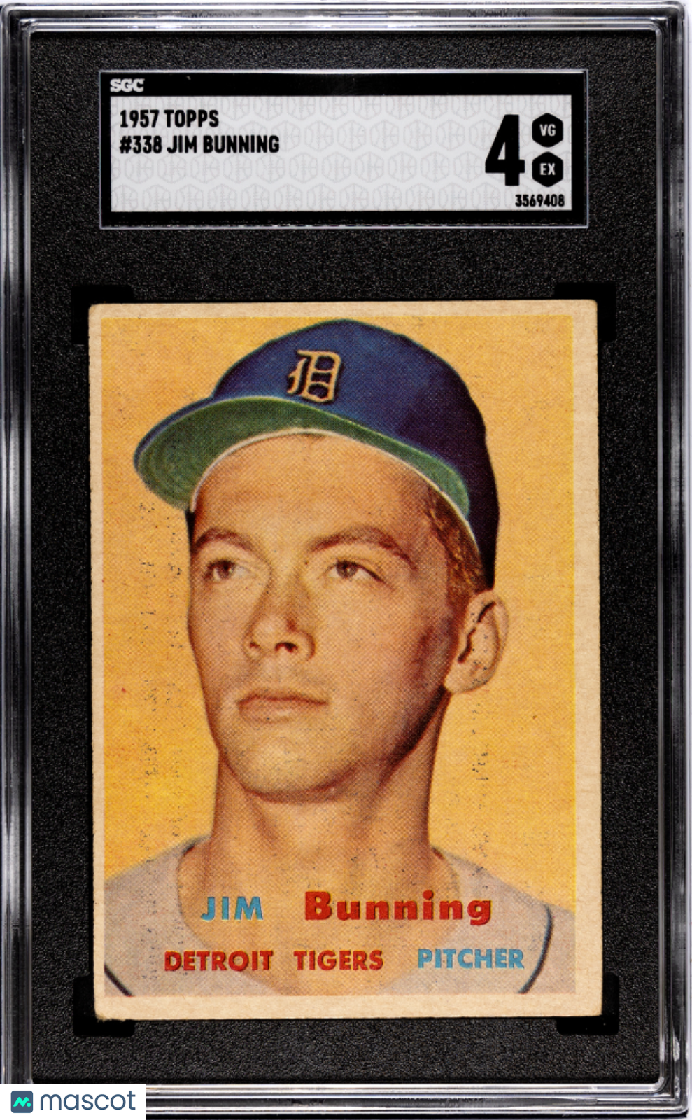 1957 Topps Jim Bunning #338 SGC 4