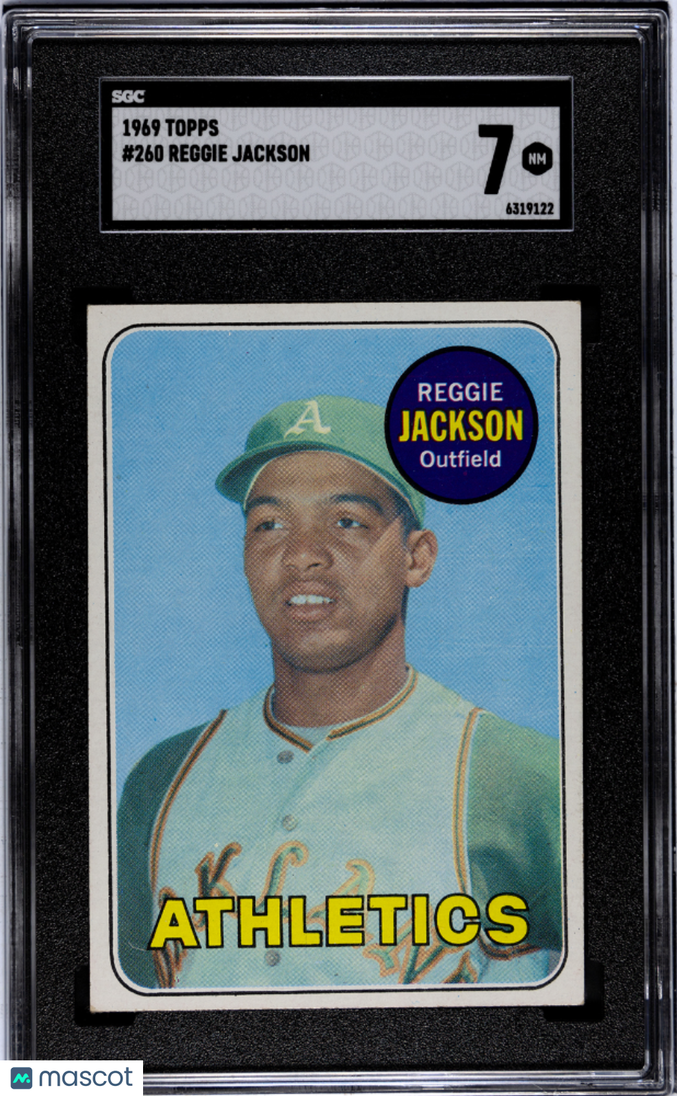 1969 Topps Reggie Jackson #260 SGC 7