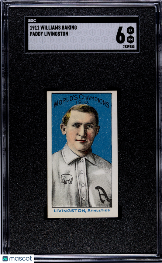 1911 Williams Baking (D359) Paddy Livingston SGC 6