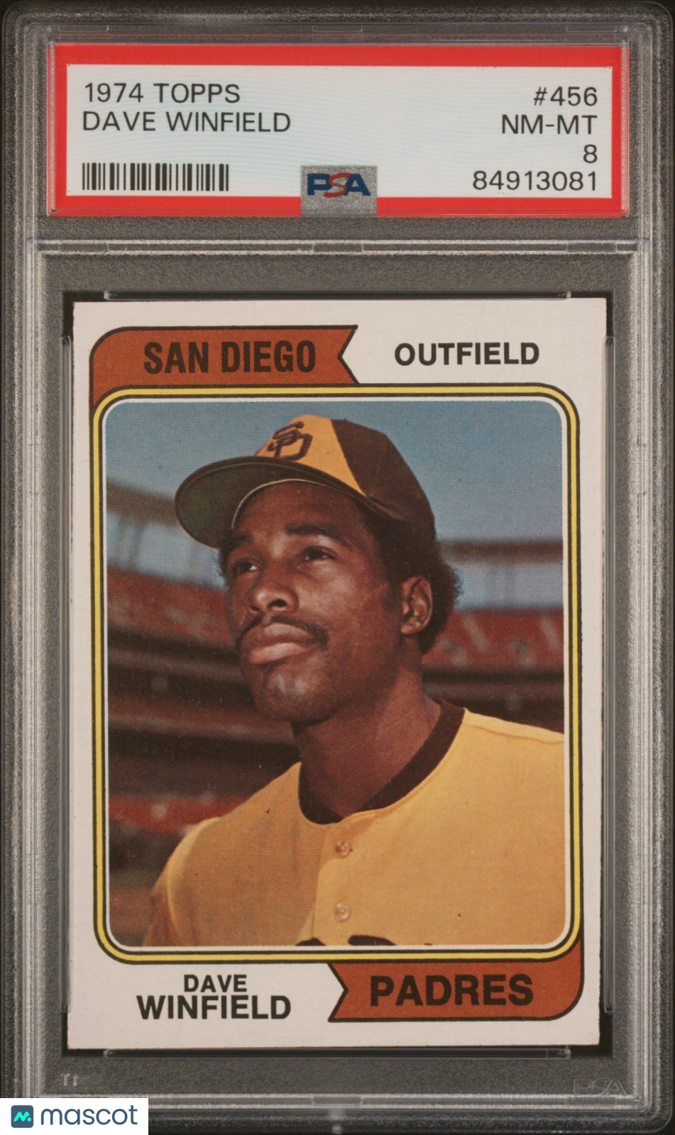 1974 Topps Dave Winfield #456 PSA 8