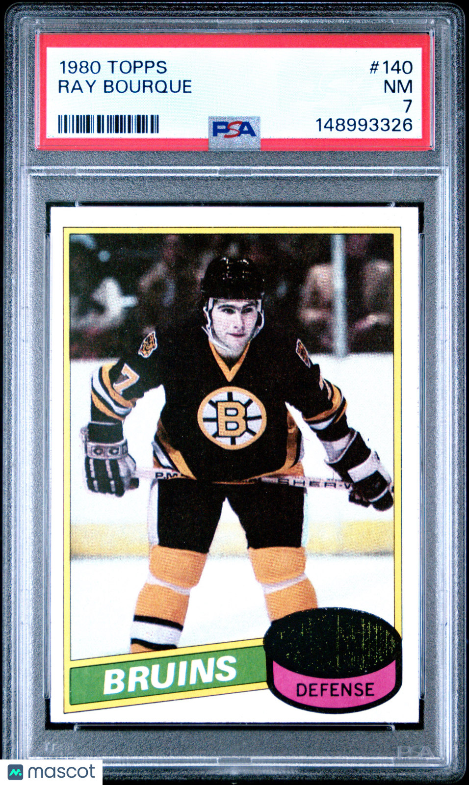 1980 Topps Ray Bourque #140 PSA 7