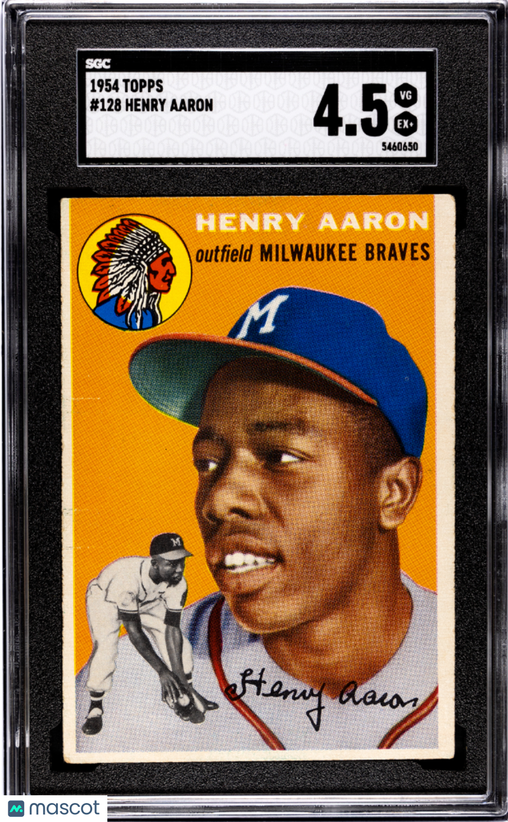 1954 Topps Henry Aaron #128 SGC 4.5