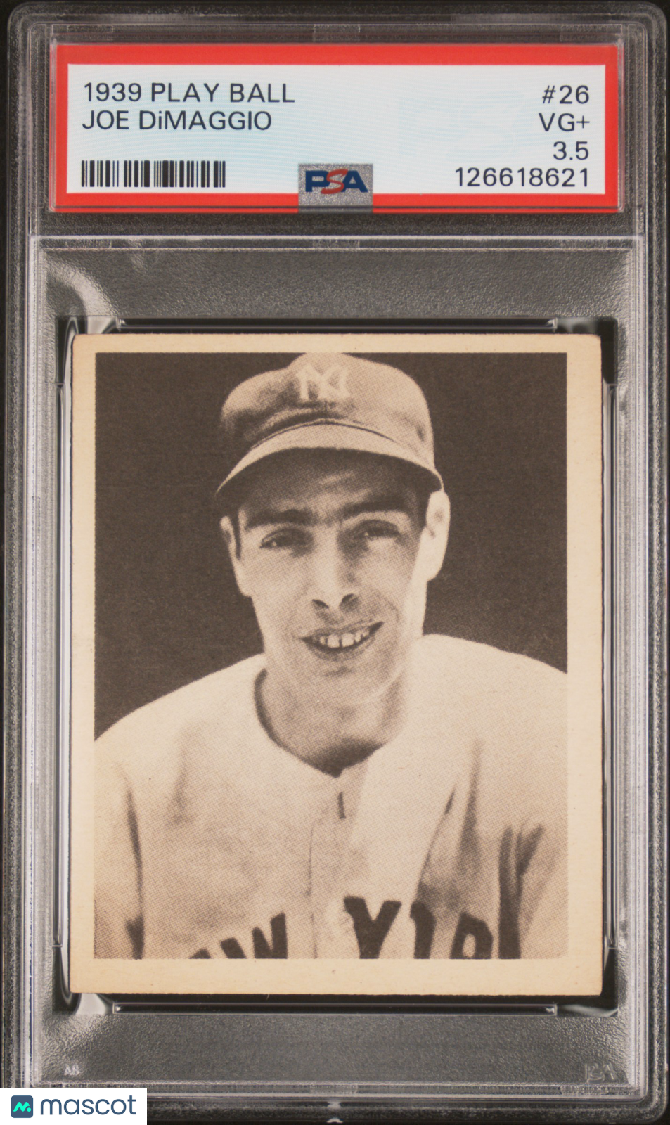 1939 Play Ball Joe Dimaggio #26 PSA 3.5