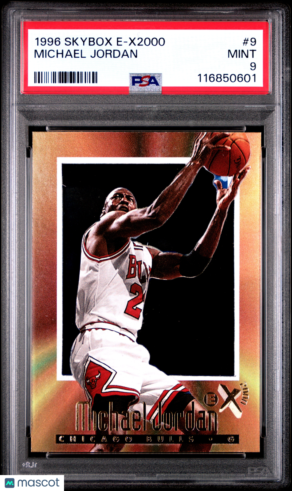 1996 Skybox E-X2000 Michael Jordan #9 PSA 9
