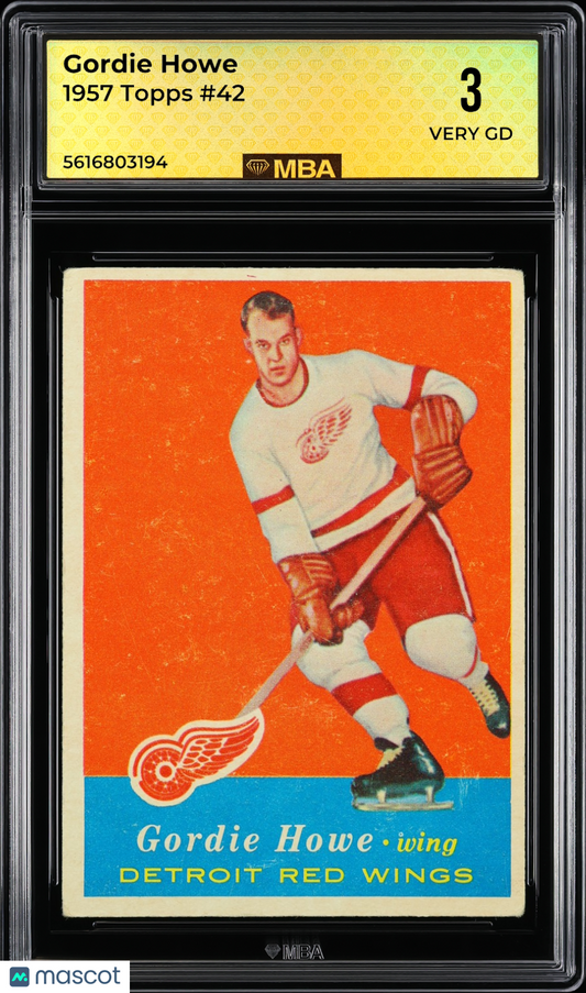 1957 Topps Gordie Howe #42 MBA 3