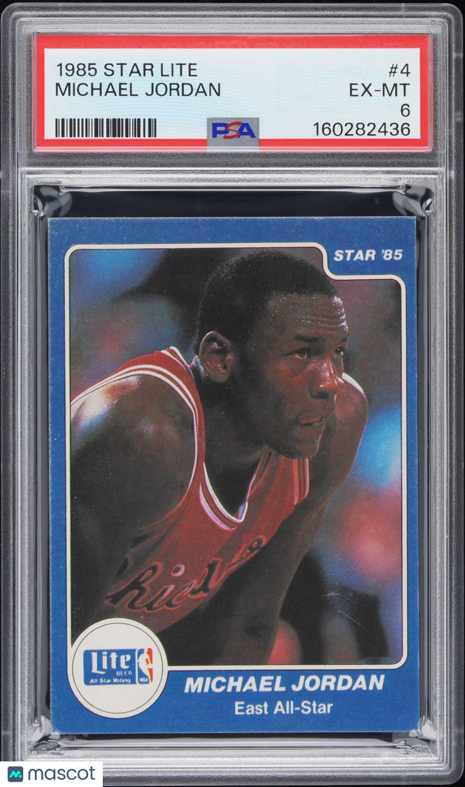1985 Star Lite Michael Jordan #4 PSA 6