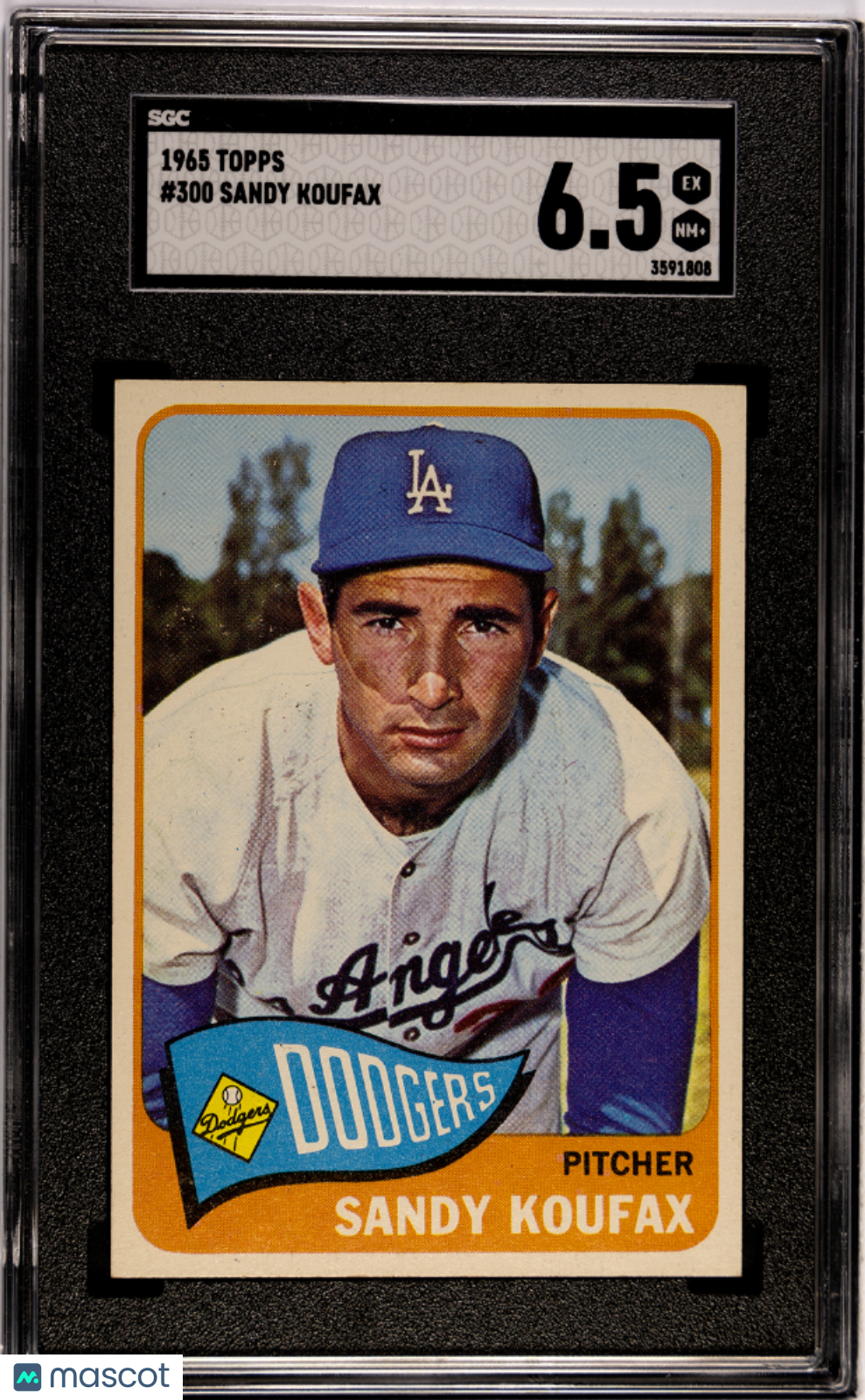 1965 Topps Sandy Koufax #300 SGC 6.5