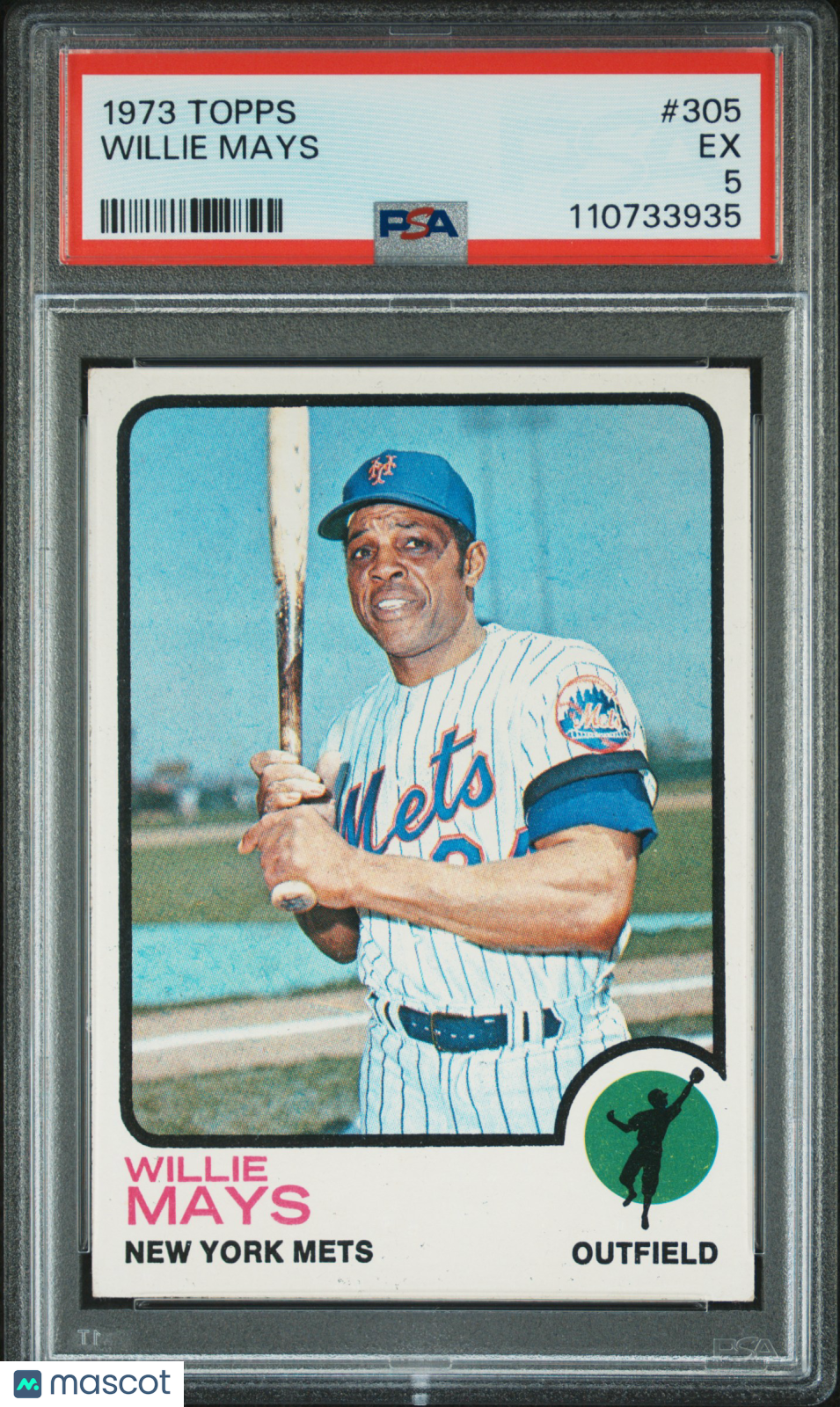 1973 Topps Willie Mays #305 PSA 5