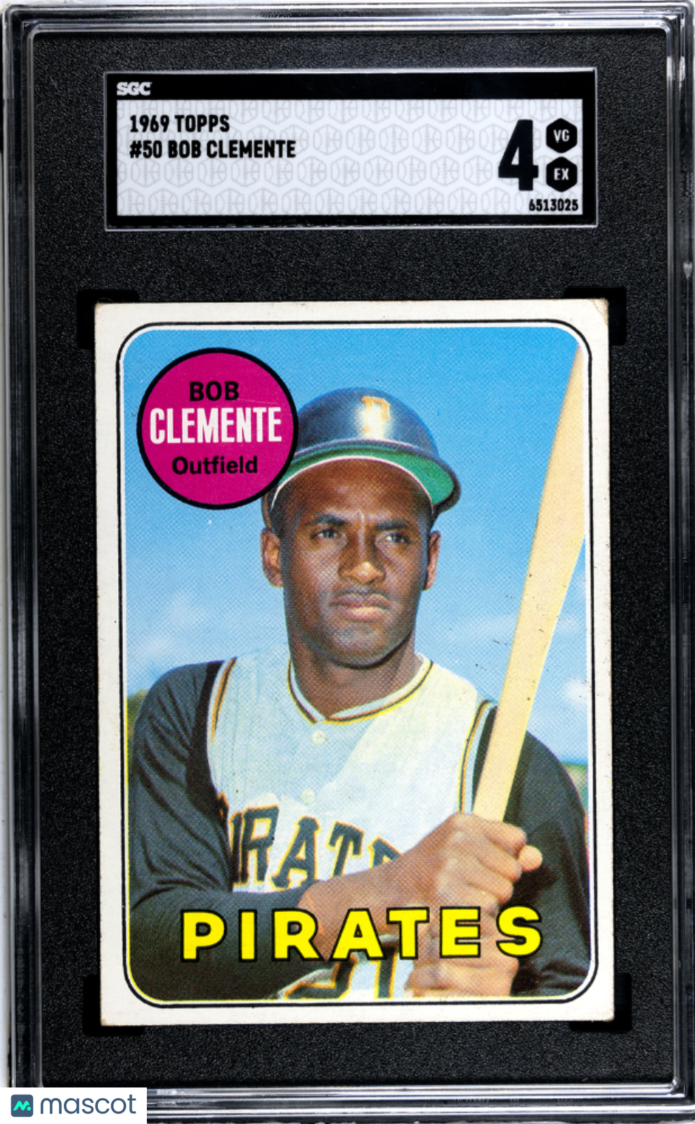 1969 Topps Bob Clemente #50 SGC 4