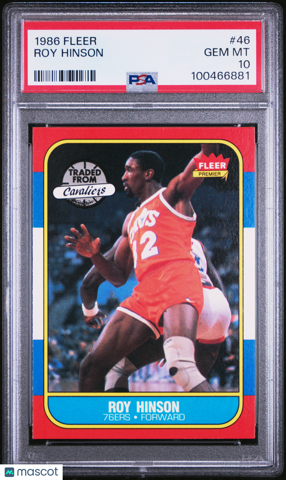 1986 Fleer Roy Hinson #46 PSA 10