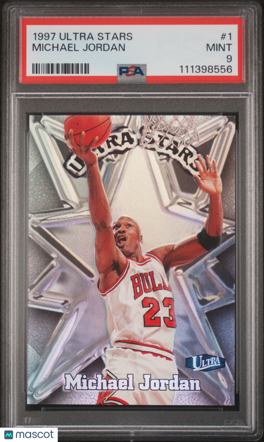1997 Ultra Stars Michael Jordan #1 PSA 9