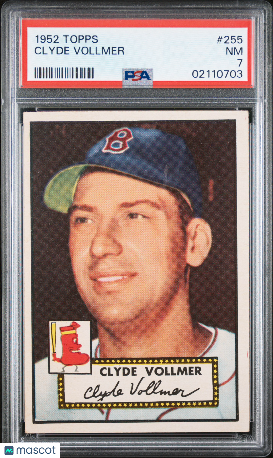 1952 Topps Clyde Vollmer #255 PSA 7