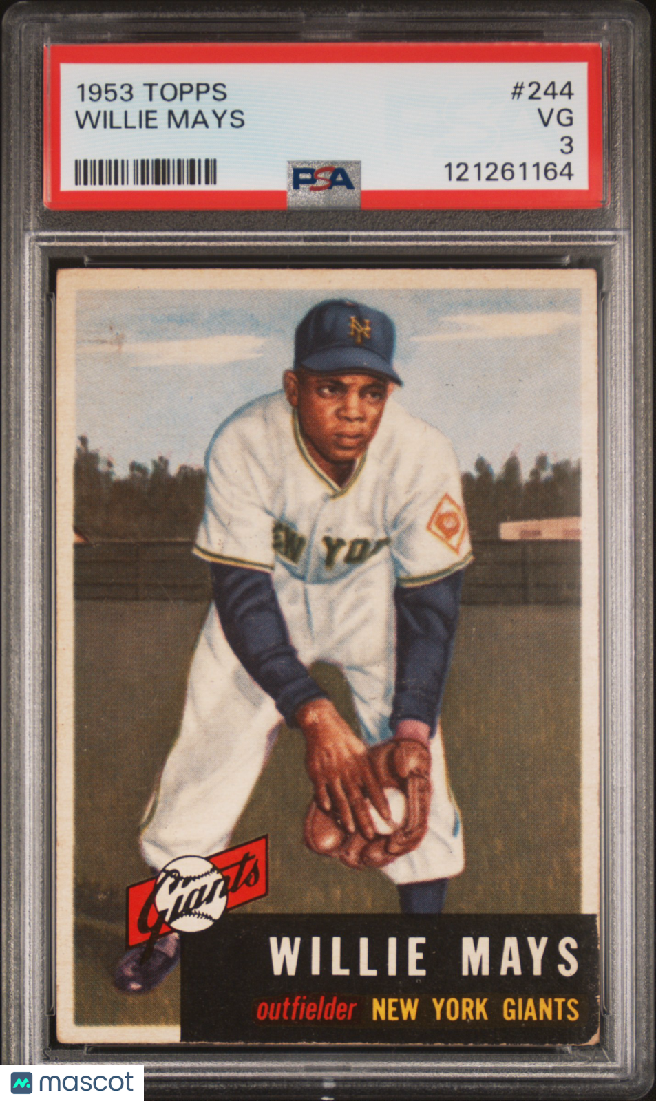 1953 Topps Willie Mays #244 PSA 3